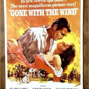 GONE WITH THE WIND TIN METAL